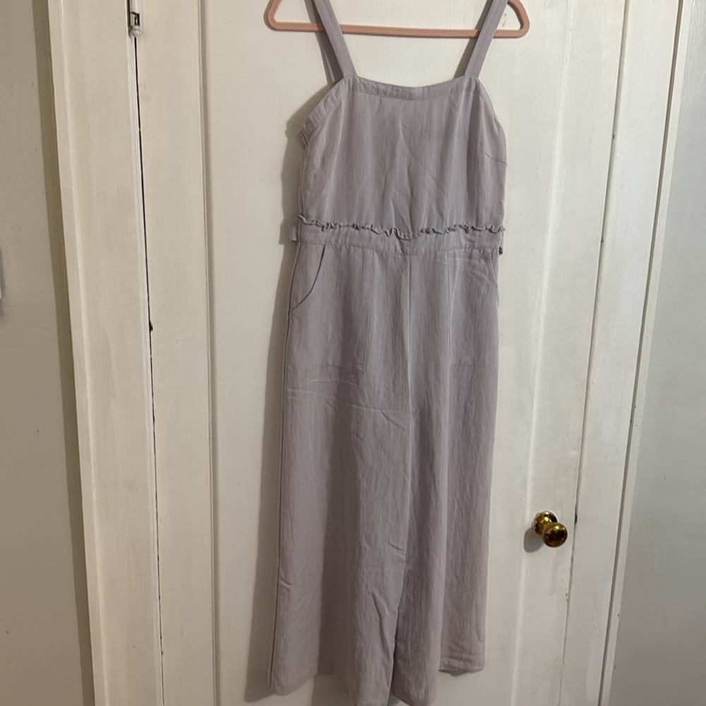 Doe &‎ Rae Light Gray Jumpsuit - Picture 5 of 8